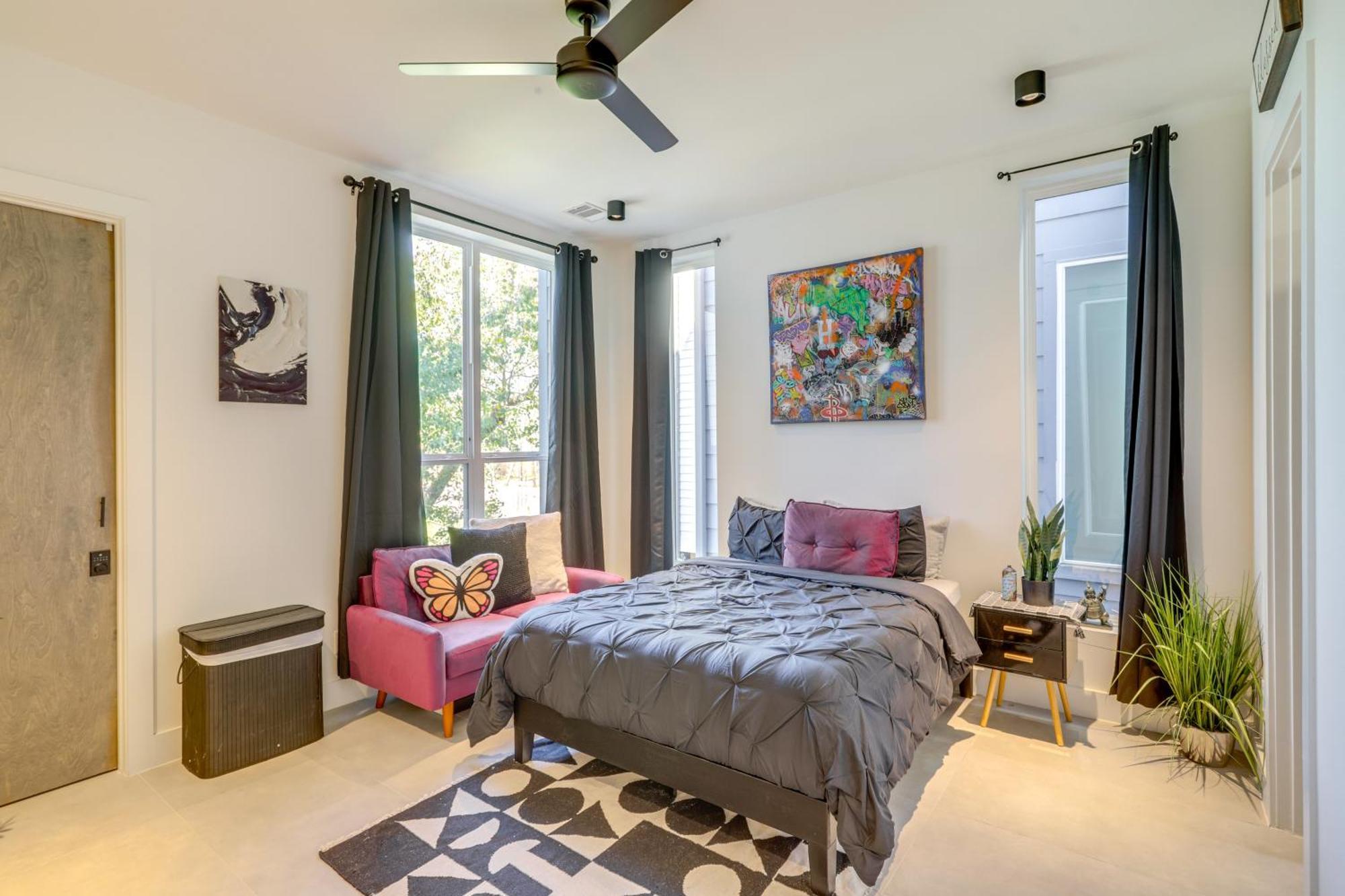 3 Mi To Dtwn Modern Townhome With Yard In Houston Exterior foto